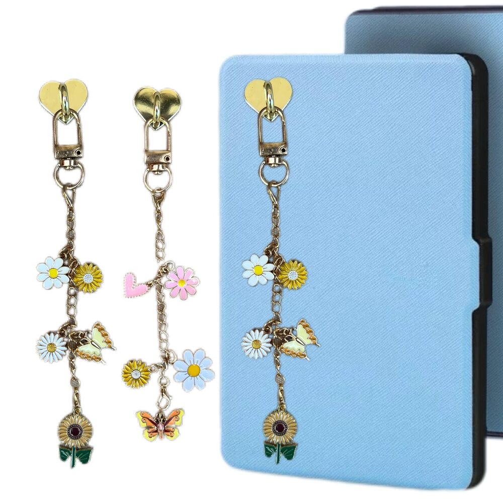 2902 2Pcs Butterfly Flower Bracelet Strap Decorating Accessories Chain